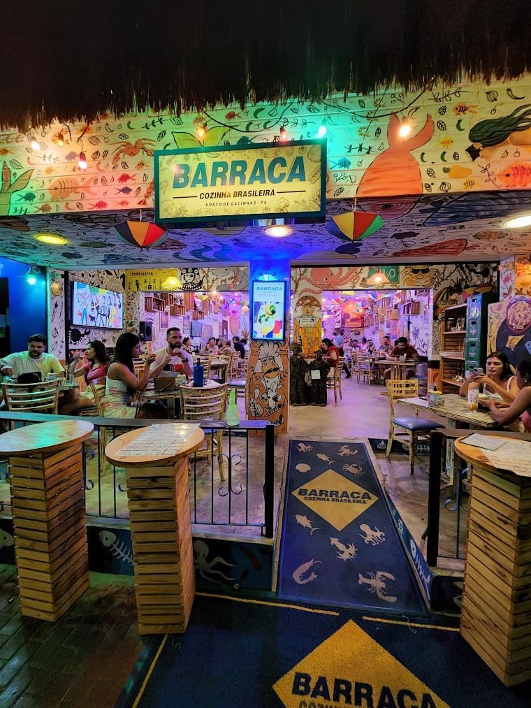 Restaurante Barraca típico nordestino em Porto de Galinhas