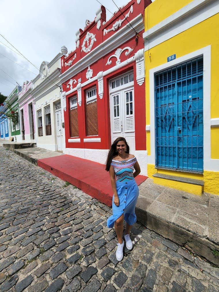 Camila nas ruas de Olinda