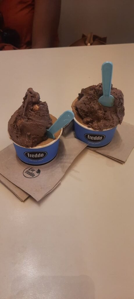 Sobremesa gelada na Argentina