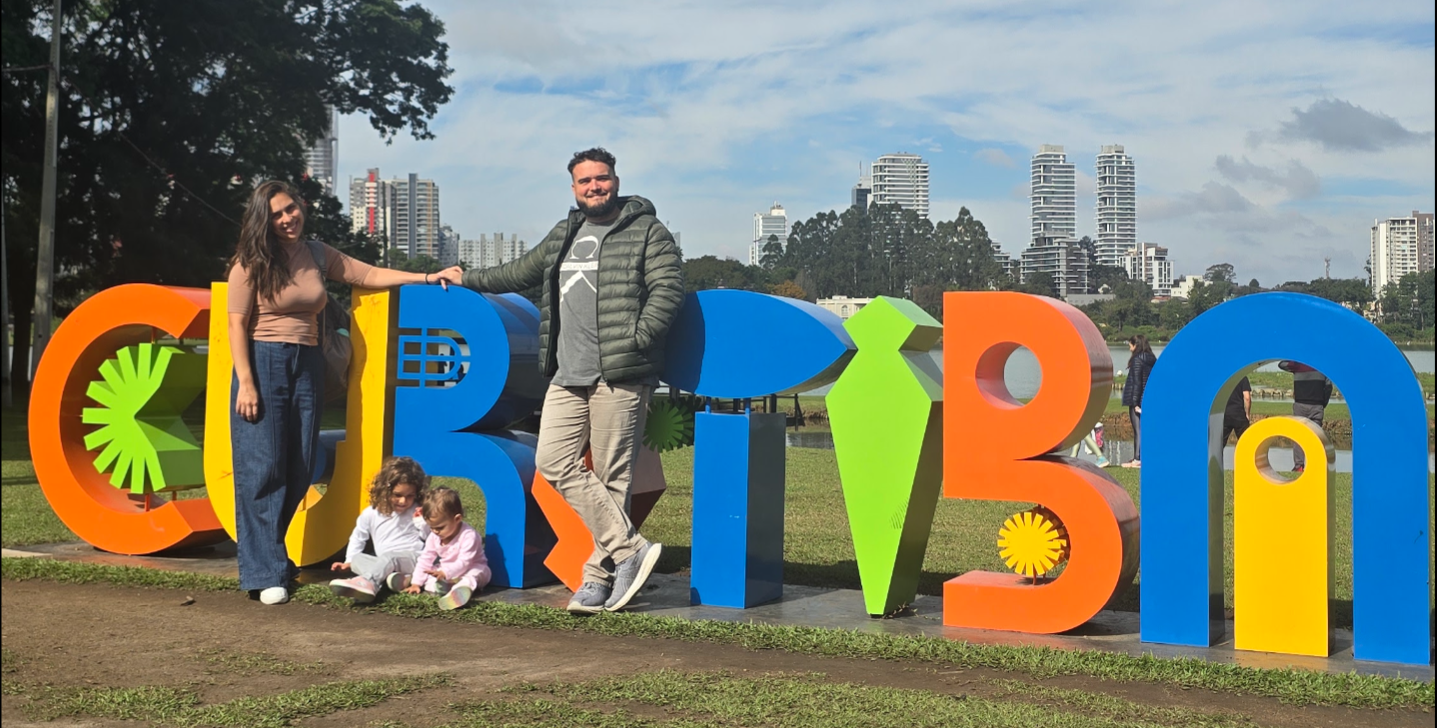 Família no Parque Barigui em Curitiba